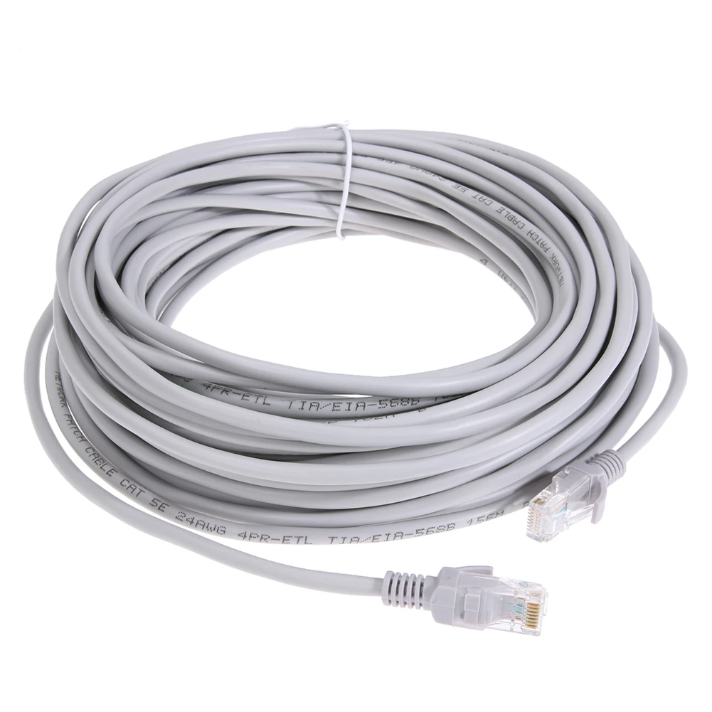 Ethernet Cable High Speed RJ45 Network LAN Cable Router Computer Notebook Router Monitoring Rj45 Cable 1M / 5M / 10M / 15M / 30M
Ethernet Cable High Speed RJ45 Network LAN Cable Router Computer Notebook Router Monitoring Rj45 Cable 1M / 5M / 10M / 15M / 30M