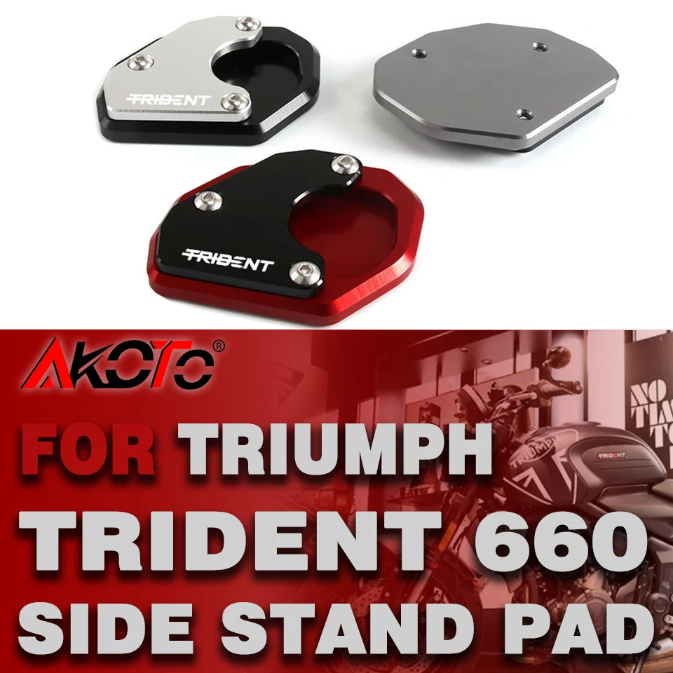 Motorcycle Accessories Kickstand Side Stand extension Enlarge Plate Pad For Trident 660 2021 2022 TRIDENT660
Motorcycle Accessories Kickstand Side Stand extension Enlarge Plate Pad For Trident 660 2021 2022 TRIDENT660
