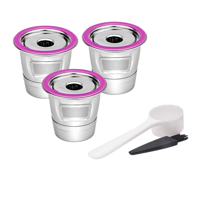 RECAFIMIL 3 Pack Reusable K Cups With Spoon And Brush K Cup Coffee Pods Filters Universal Fit Refillable K Cups For Keurig
RECAFIMIL 3 Pack Reusable K Cups With Spoon And Brush K Cup Coffee Pods Filters Universal Fit Refillable K Cups For Keurig