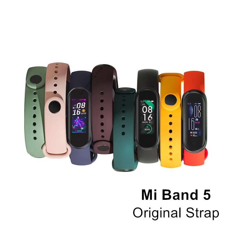 

Strap For Xiaomi Mi Band 5 Silicone Wristband Bracelet Replacement For Xiaomi Band5 MiBand 5 4 3 Wrist TPU Sport Watch Strap