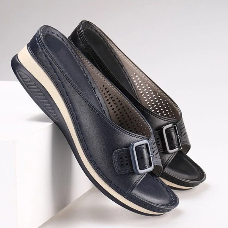 Women Slippers Wedges Thick Sandals 2022 Summer New Designer Hollow Mujer Slides Casual Flip Flops Women Shoes Ladies Zapatos
Women Slippers Wedges Thick Sandals 2022 Summer New Designer Hollow Mujer Slides Casual Flip Flops Women Shoes Ladies Zapatos