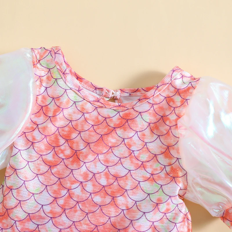 Kids Girl Mermaid Swimsuits Summer Fish Scale Print Puff Sleeves Jumpsuit Dress Swimwear Beachwear Bathing Suits
Kids Girl Mermaid Swimsuits Summer Fish Scale Print Puff Sleeves Jumpsuit Dress Swimwear Beachwear Bathing Suits