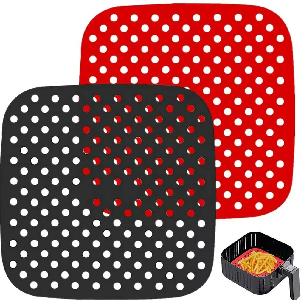 1PC Reusable Square Air Fryer Silicone Accessories Air Fryer Non-stick Durable Pad Scale Place Mat Kitchenware Black/Red
1PC Reusable Square Air Fryer Silicone Accessories Air Fryer Non-stick Durable Pad Scale Place Mat Kitchenware Black/Red