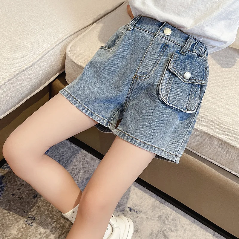 2022 Summer New Girls Elastic Waist Denim Shorts Children's Blue Loose Hot Pants Summer Thin Girls Denim Shorts 4 6 8 10 11 12 Y
2022 Summer New Girls Elastic Waist Denim Shorts Children's Blue Loose Hot Pants Summer Thin Girls Denim Shorts 4 6 8 10 11 12 Y