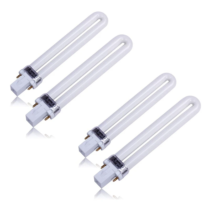 New Professional Electronic 4Pcs 365Nm 9W Nail Dryer UV Lamp Light Bulb Tube Replacement Art Nail Polish Manicure
New Professional Electronic 4Pcs 365Nm 9W Nail Dryer UV Lamp Light Bulb Tube Replacement Art Nail Polish Manicure