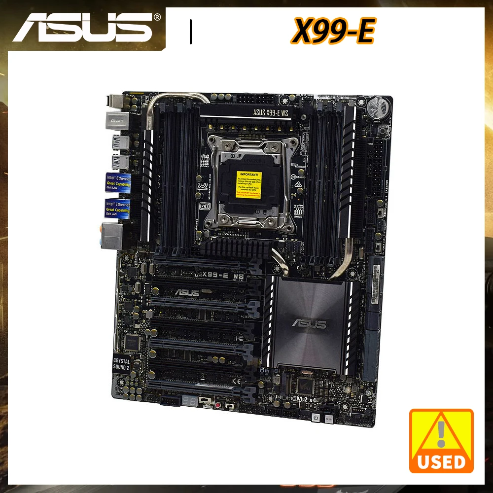 

X99-E ASUS WS LGA 2011-V3 Intel X99 DDR4 128G PCI-E X16 Overlocking Kit Xeon Core i7-6950X Cpus USB3.0 E-ATX Gaming Motherboard