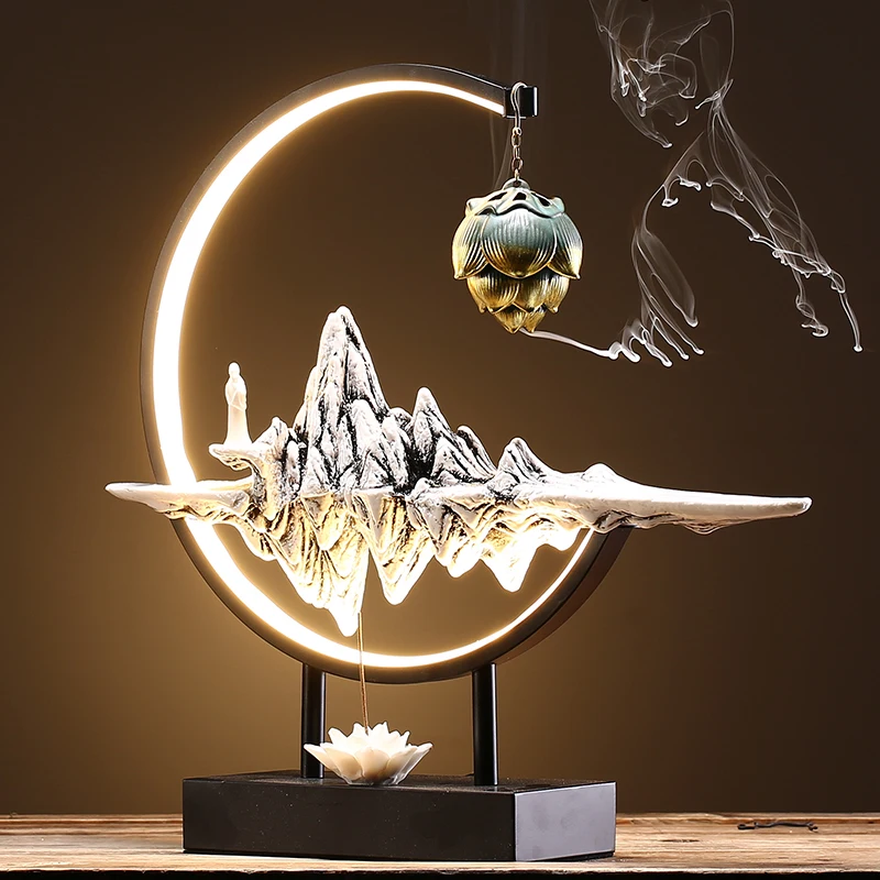Electric waterfallincensario Scentsy Creative Ceramic Smoke Incense BurnersSmoking Zen Budas Decorativos Decor Home CC50XL
Electric waterfallincensario Scentsy Creative Ceramic Smoke Incense BurnersSmoking Zen Budas Decorativos Decor Home CC50XL