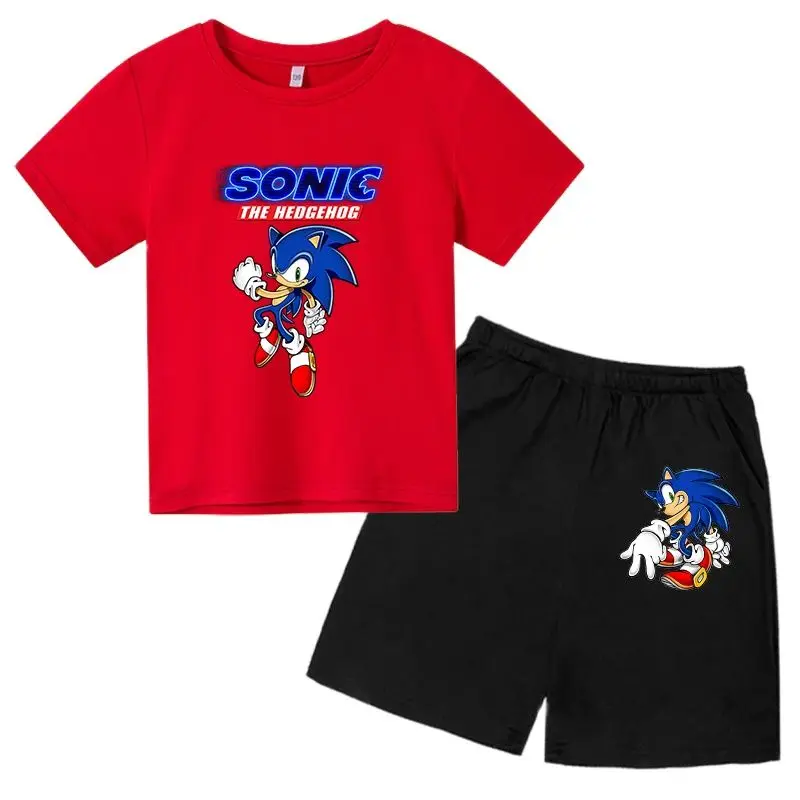 T-shirt + Children's Sports Shorts Set, Cotton Baby Clothes, Fashion, Hedgehog Pattern, 4t-14t
T-shirt + Children's Sports Shorts Set, Cotton Baby Clothes, Fashion, Hedgehog Pattern, 4t-14t