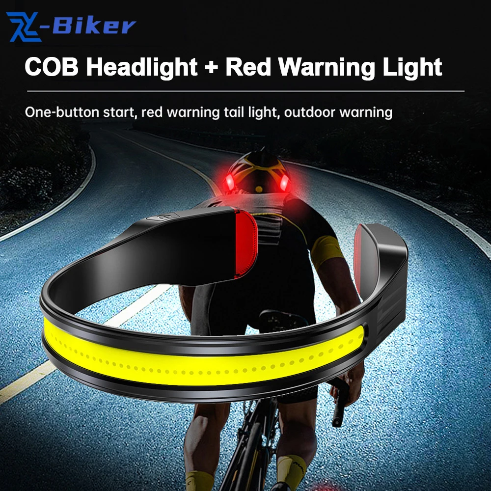 Super Bright COB Headlamp With Warning Taillight for Cycling Camping Climbing Hiking Fishing Night Riding Safety Bicycle Lights
Super Bright COB Headlamp With Warning Taillight for Cycling Camping Climbing Hiking Fishing Night Riding Safety Bicycle Lights