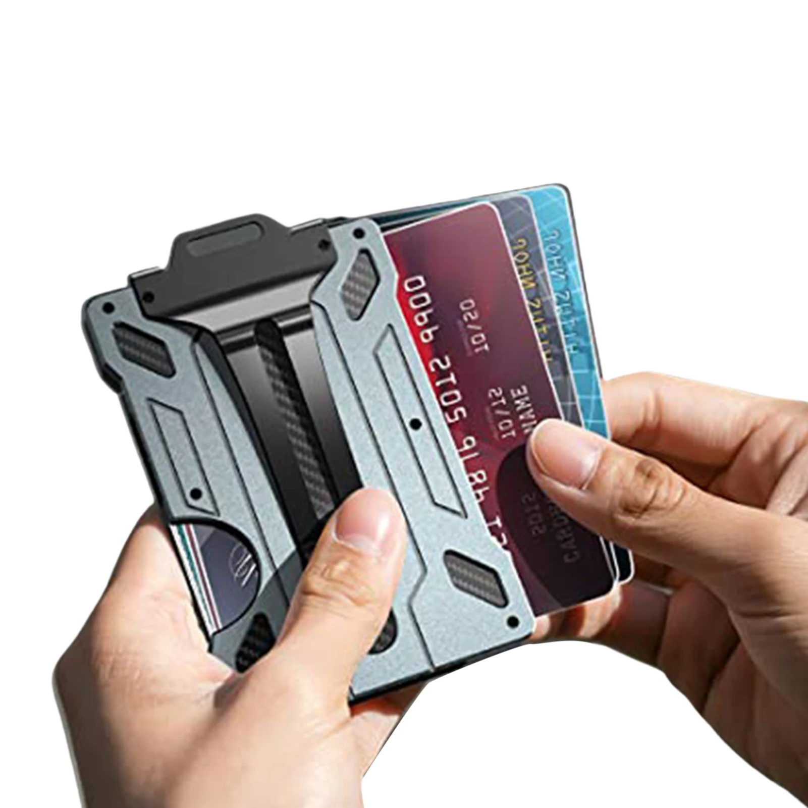 Metal Wallets For Men Slim Metal ID Credit Card Holder Thin Minimalist Wallet Aluminum Alloy Business Credit Cards Protector
Metal Wallets For Men Slim Metal ID Credit Card Holder Thin Minimalist Wallet Aluminum Alloy Business Credit Cards Protector