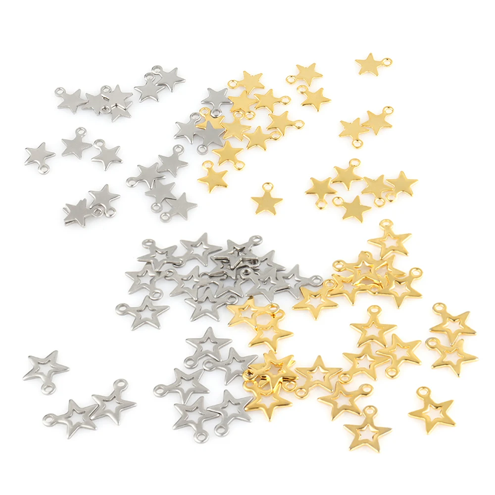 20pcs/lot 11x10mm Star Pendant Charm Stainless Steel Charms For Jewelry Making Pendants DIY Earrings Making Accessories Supplies
20pcs/lot 11x10mm Star Pendant Charm Stainless Steel Charms For Jewelry Making Pendants DIY Earrings Making Accessories Supplies