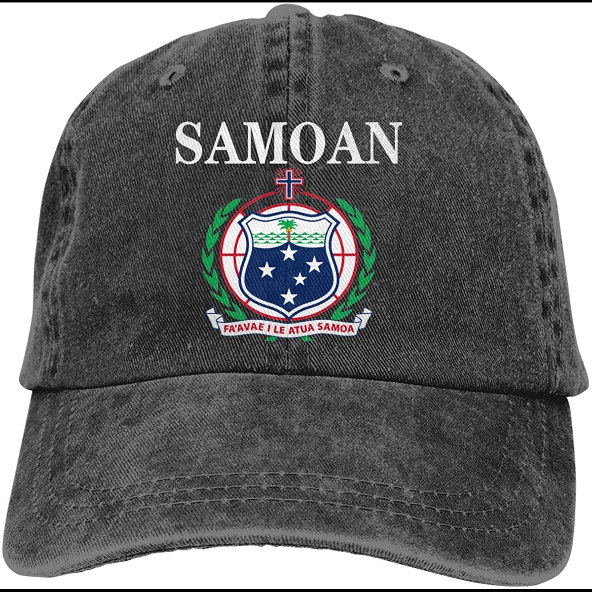 

Samoan Emblem Samoa Flag Sports Denim Cap Adjustable Unisex Plain Baseball Cowboy Snapback Hat Sombrero De Mujer