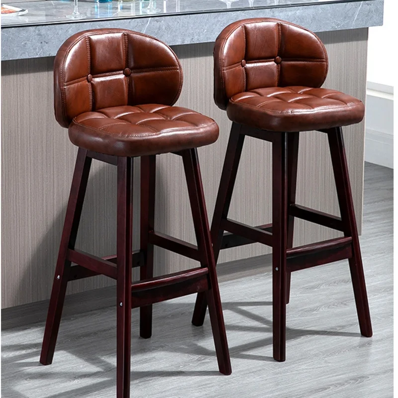 Bar chair modern minimalist solid wooden bar stool high stool creative bar stool Nordic home high stool
Bar chair modern minimalist solid wooden bar stool high stool creative bar stool Nordic home high stool