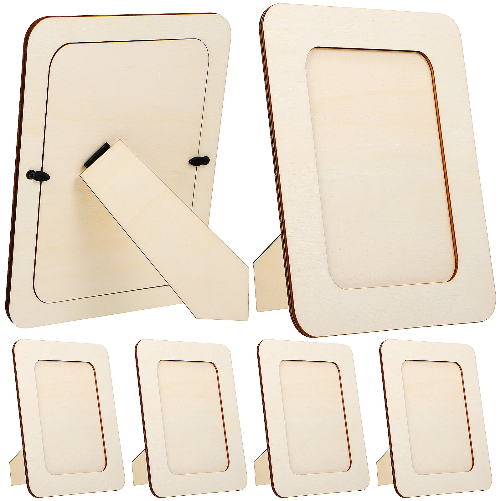 6Pcs Wooden DIY Photo Frame 6 Inch Unfinished Wood Picture Frame for Craft DIY Painting Projects
6Pcs Wooden DIY Photo Frame 6 Inch Unfinished Wood Picture Frame for Craft DIY Painting Projects