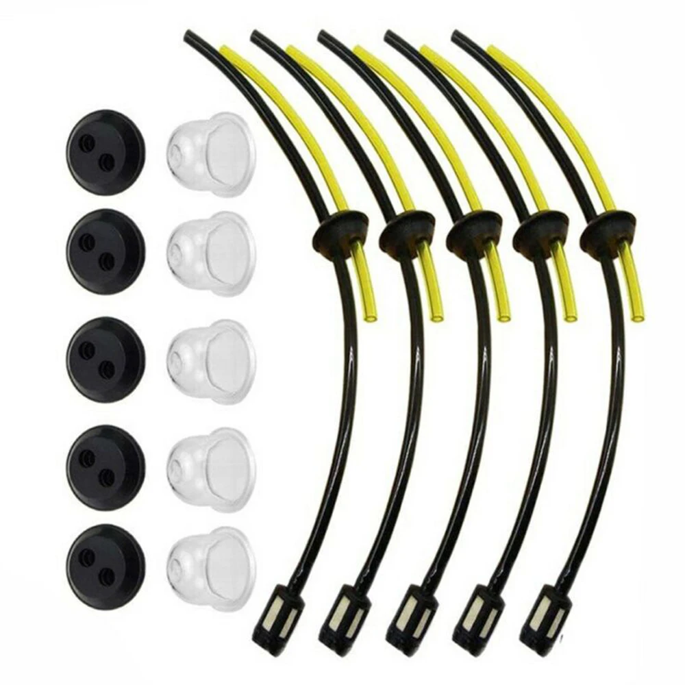 5 Sets Gasoline Filter Gasoline Hose Seal 5pcs Rubber Grommet Seals 5pcs Primers Bulbs For Trimmer Brush Cutter Garden Tool Part
5 Sets Gasoline Filter Gasoline Hose Seal 5pcs Rubber Grommet Seals 5pcs Primers Bulbs For Trimmer Brush Cutter Garden Tool Part