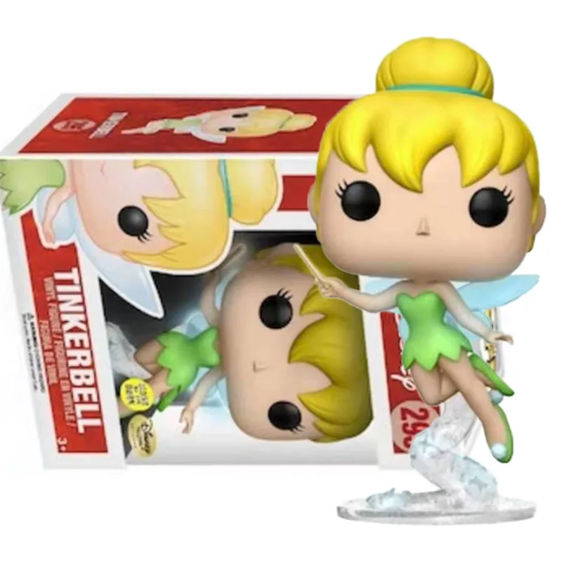 Фигурки героев мультфильмов FUNKO POP Tinkerbell игрушки принцесса Tinker bell #295 поп фигурки