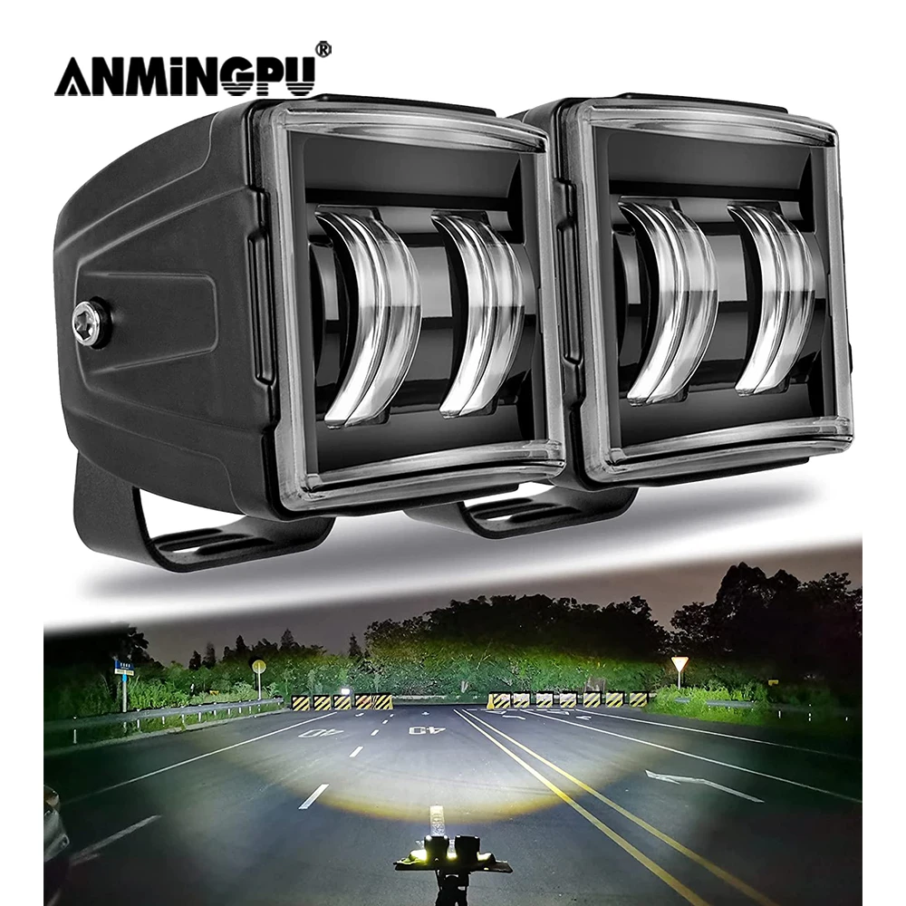 ANMINGPU 6D Motorcycle Led Fog Light 12V 24V Work Light White Yellow Spotlight Auxiliary Lamp Headlight Auto Car ATV SUV UTV 4x4
ANMINGPU 6D Motorcycle Led Fog Light 12V 24V Work Light White Yellow Spotlight Auxiliary Lamp Headlight Auto Car ATV SUV UTV 4x4