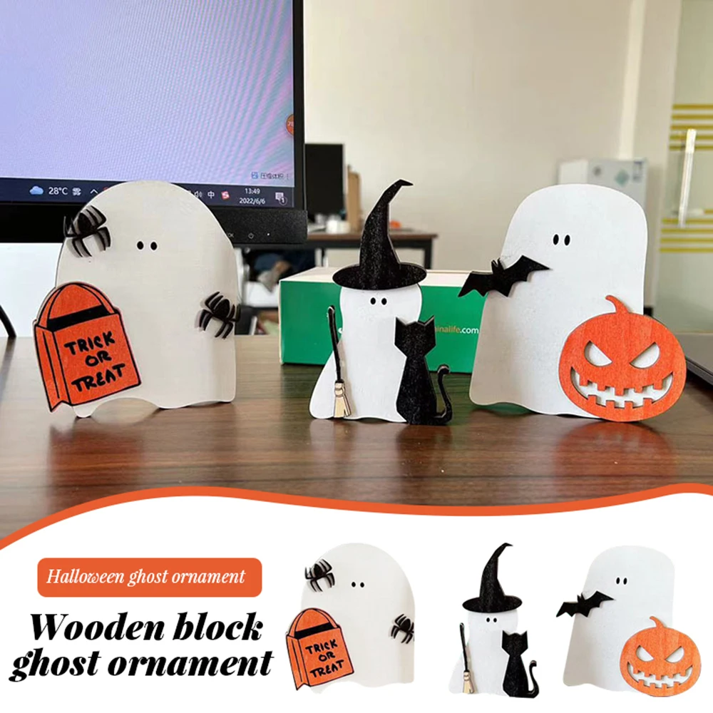 Halloween Wood Ghosts Table Ornaments for Home Office Desktop Decoration Ghosts Shape Ornament RERI889
Halloween Wood Ghosts Table Ornaments for Home Office Desktop Decoration Ghosts Shape Ornament RERI889