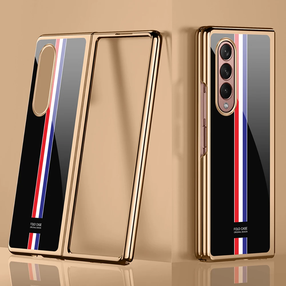 Ультратонкий стеклянный чехол для телефона Samsung Galaxy Z, Складывающийся в 3 раза, 2 роскошных складных чехла с покрытием для Fold2 Fold3, чехол без Передней Пленки
Ультратонкий стеклянный чехол для телефона Samsung Galaxy Z, Складывающийся в 3 раза, 2 роскошных складных чехла с покрытием для Fold2 Fold3, чехол без Передней Пленки