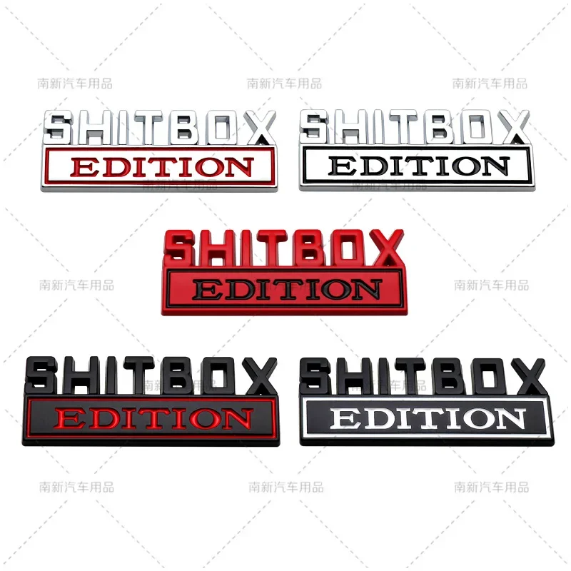Автомобильный металлический лист доска логотип SHITBOX издание модифицированный табличка
Автомобильный металлический лист доска логотип SHITBOX издание модифицированный табличка