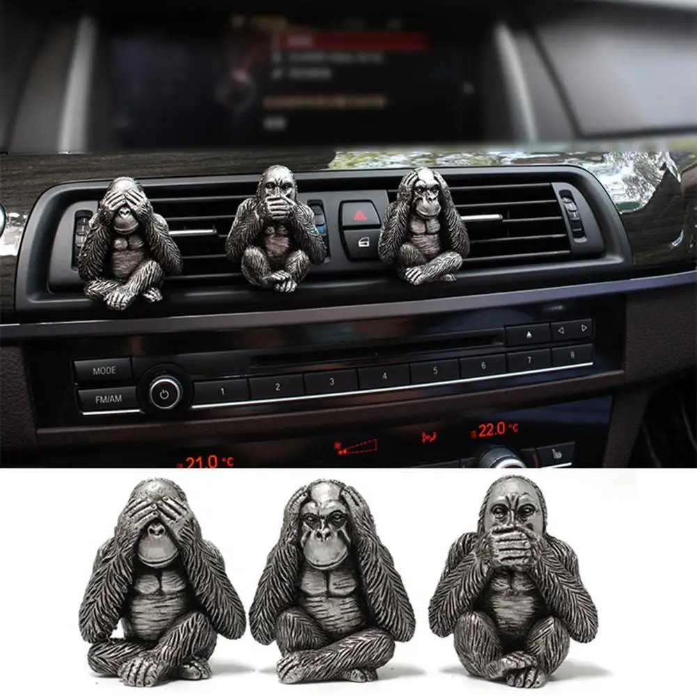 3Pcs Car Air Freshener Clips Long-lasting Gorilla Shaped Resin Air Conditioning Ventilation Decoration Car Perfume Clips for Men
3Pcs Car Air Freshener Clips Long-lasting Gorilla Shaped Resin Air Conditioning Ventilation Decoration Car Perfume Clips for Men