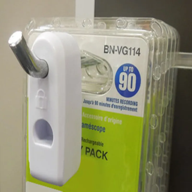 50 PCS EAS Strong Magnetic Anti-Theft Hook Stop Lock for White/Black Display in Retail Stores and Supermarkets, with 1 Magnet
50 PCS EAS Strong Magnetic Anti-Theft Hook Stop Lock for White/Black Display in Retail Stores and Supermarkets, with 1 Magnet