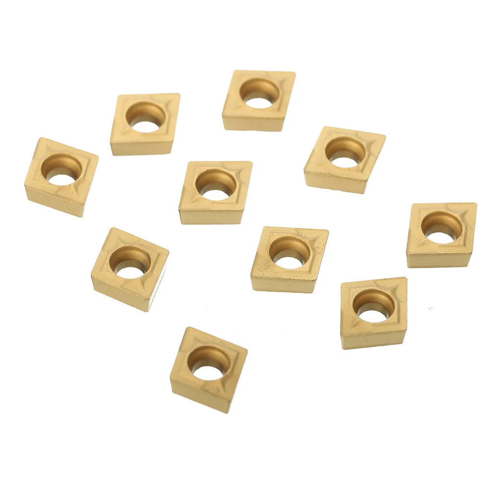 CCMT060204 Insert Carbide Inserts 6*6*2.5mm Carbide Gold High Quality Machining Turning Tool Impact Resistance
CCMT060204 Insert Carbide Inserts 6*6*2.5mm Carbide Gold High Quality Machining Turning Tool Impact Resistance