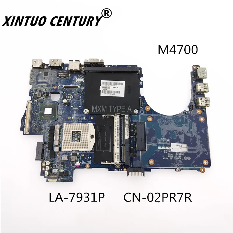 CN-02PR7R 02PR7R 2PR7R LA-7931P Para DELL Motherboard QAR00 M4700 DDR3 100% testado
CN-02PR7R 02PR7R 2PR7R LA-7931P Para DELL Motherboard QAR00 M4700 DDR3 100% testado