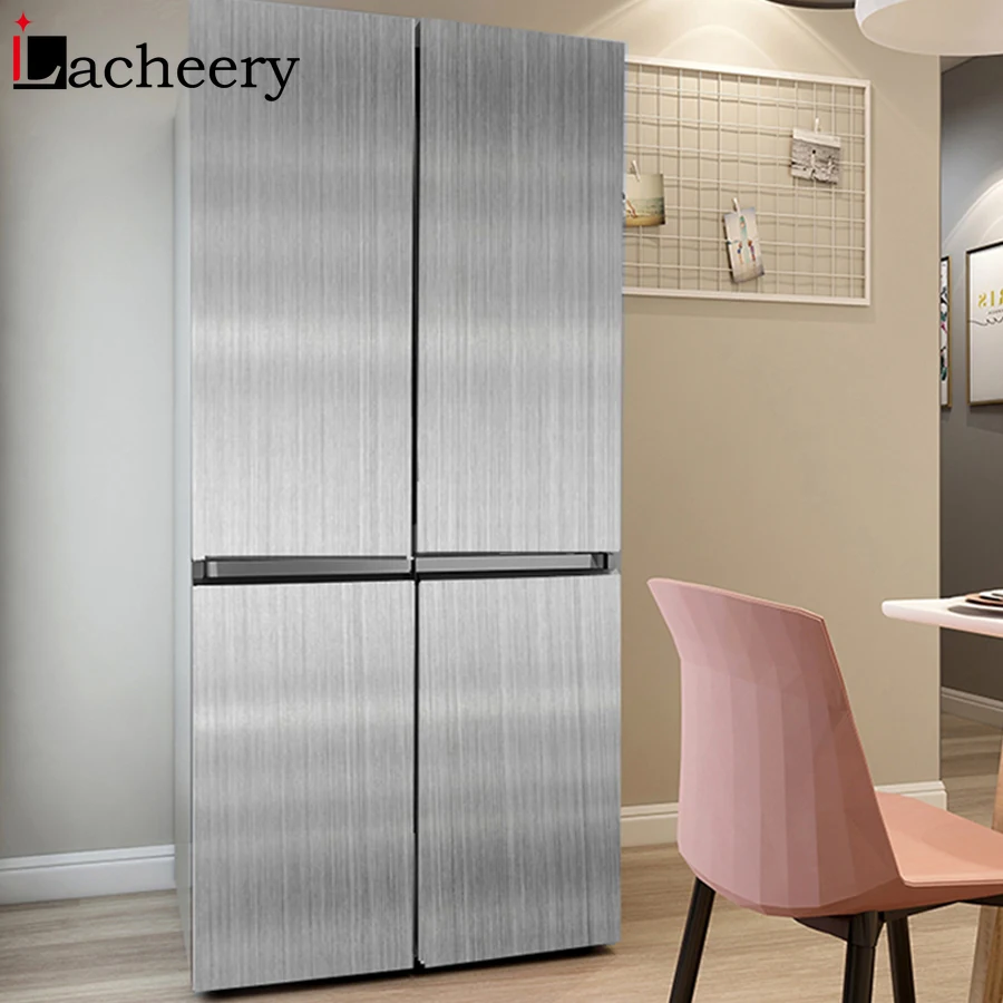 Stainless Steel Metal Texture Vinyl Self Adhesive Wallpaper Kitchen Appliance Refrigerator Renovation Film Waterproof Wall Paper
Stainless Steel Metal Texture Vinyl Self Adhesive Wallpaper Kitchen Appliance Refrigerator Renovation Film Waterproof Wall Paper