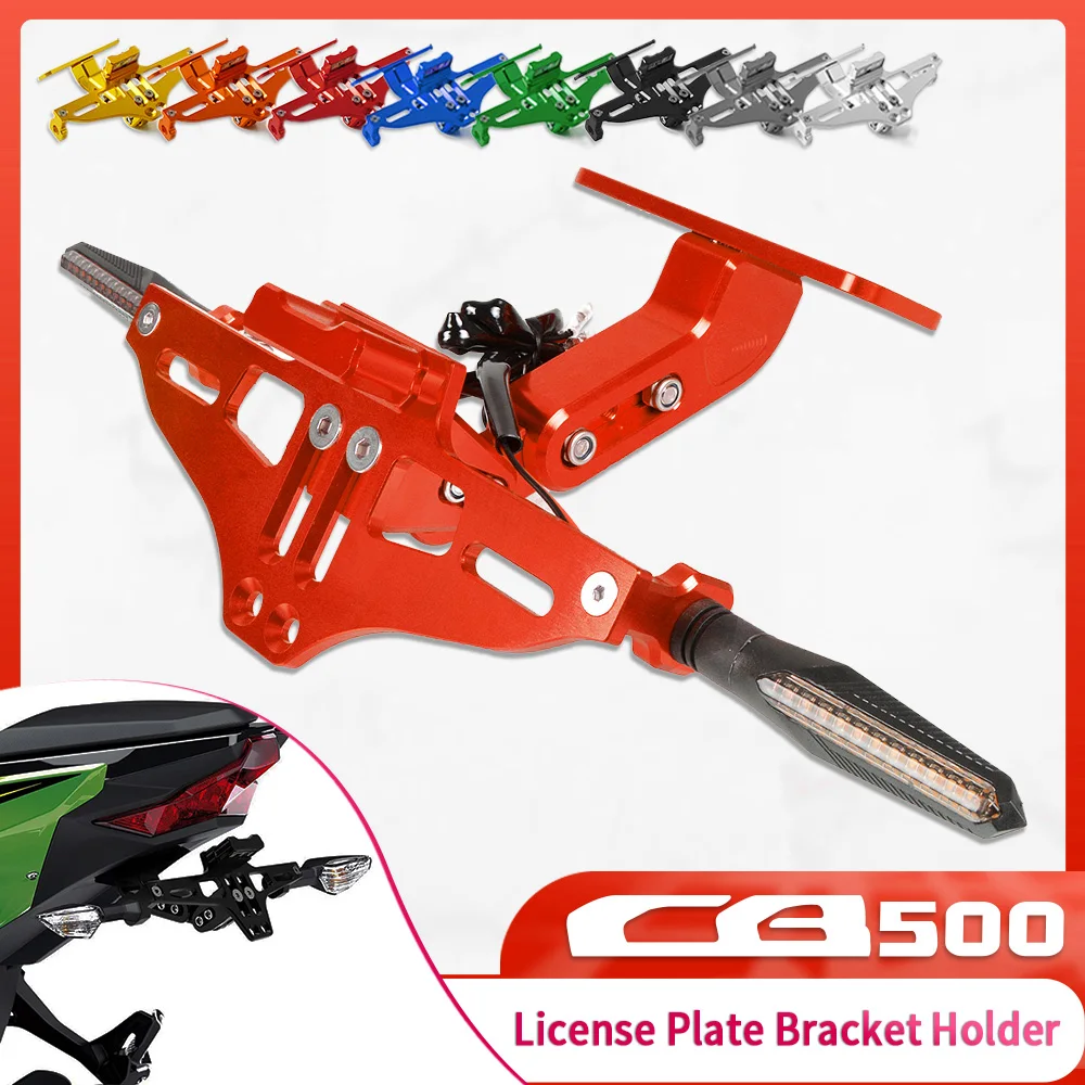 Motorcycle License Plate Bracket Licence Holder Number For HONDA CB500 1994 1995 1996 CB650F 2014 2015 2016 CB1000R 2018-2020
Motorcycle License Plate Bracket Licence Holder Number For HONDA CB500 1994 1995 1996 CB650F 2014 2015 2016 CB1000R 2018-2020