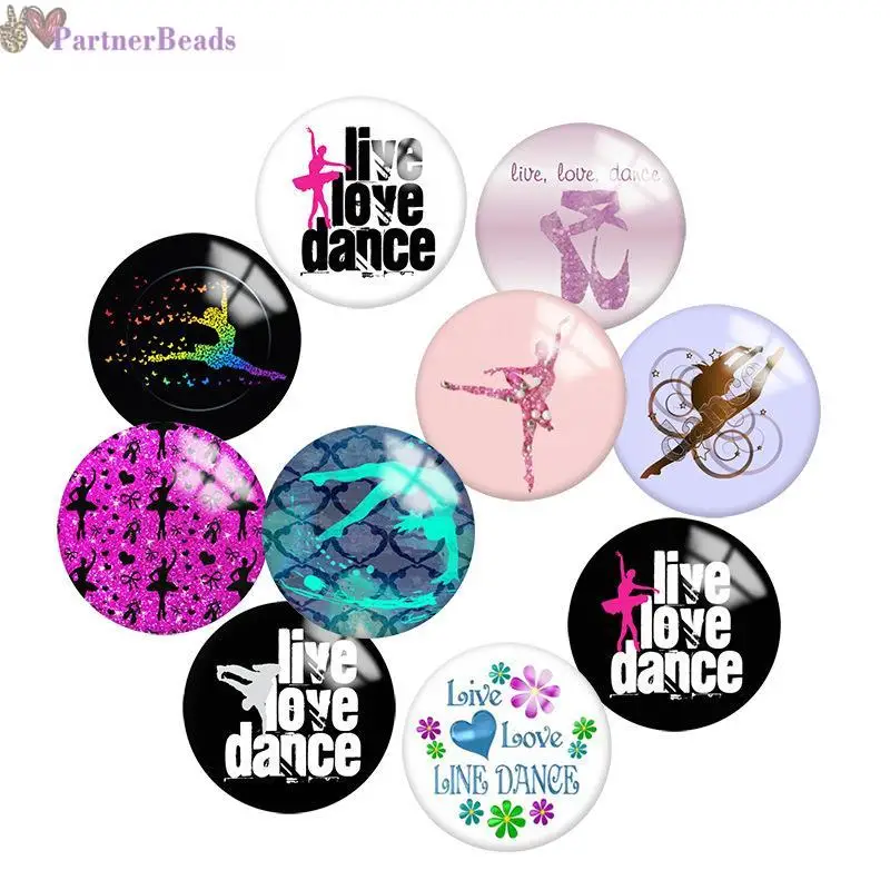 live Love dance Round Photo Glass Cabochon Demo Flat Back Making Findings 20mm Snap Button N3451 
live Love dance Round Photo Glass Cabochon Demo Flat Back Making Findings 20mm Snap Button N3451