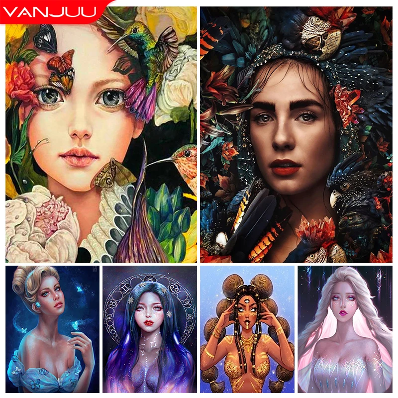 Алмазная 5D картина с изображением портрета, элегантный цветок, принцесса, мозаика «сделай сам», круглая Алмазная вышивка, комната, Настенны...
Алмазная 5D картина с изображением портрета, элегантный цветок, принцесса, мозаика «сделай сам», круглая Алмазная вышивка, комната, Настенны...