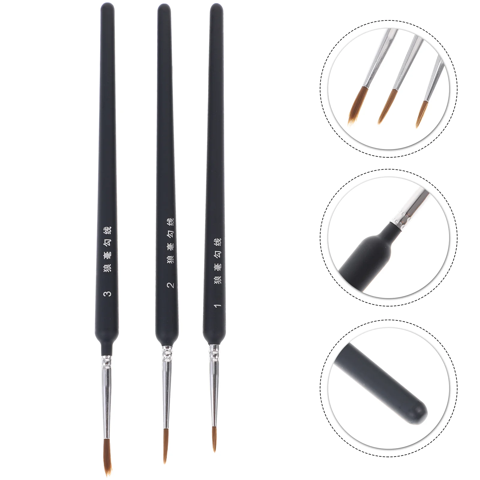 Professional Paint Brush Wolf Hair Brushes for Detail Art Painting Miniatures Acrylic Watercolor Oil Painting Drawing Line Pen
Professional Paint Brush Wolf Hair Brushes for Detail Art Painting Miniatures Acrylic Watercolor Oil Painting Drawing Line Pen