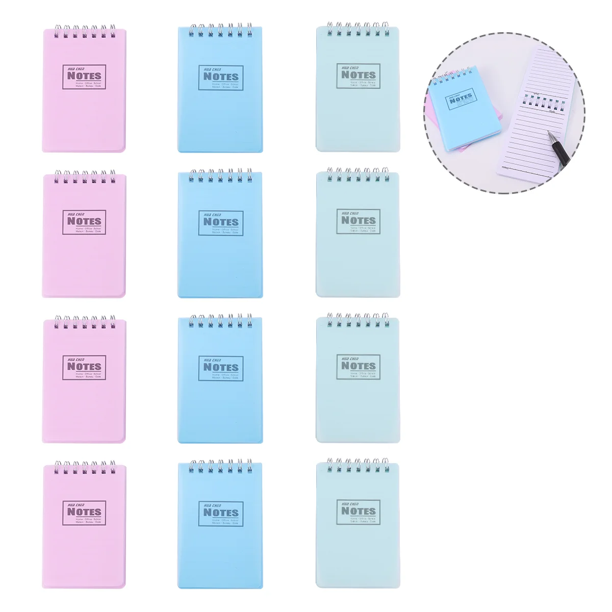 12 PCS Spiral Notebooks Creative Notepad Mini Scratchpads Portable Simple Shopping A4
12 PCS Spiral Notebooks Creative Notepad Mini Scratchpads Portable Simple Shopping A4