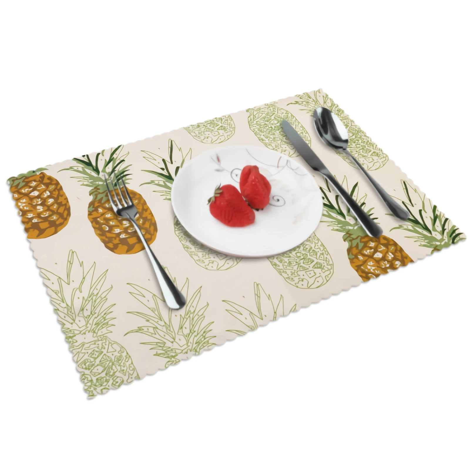 Pineapple Placemats abstract watercolor pineapples Placemat Set of 4 Heat-Resisting Non Slip Table Mats Polyeste Place Mats f
Pineapple Placemats abstract watercolor pineapples Placemat Set of 4 Heat-Resisting Non Slip Table Mats Polyeste Place Mats f