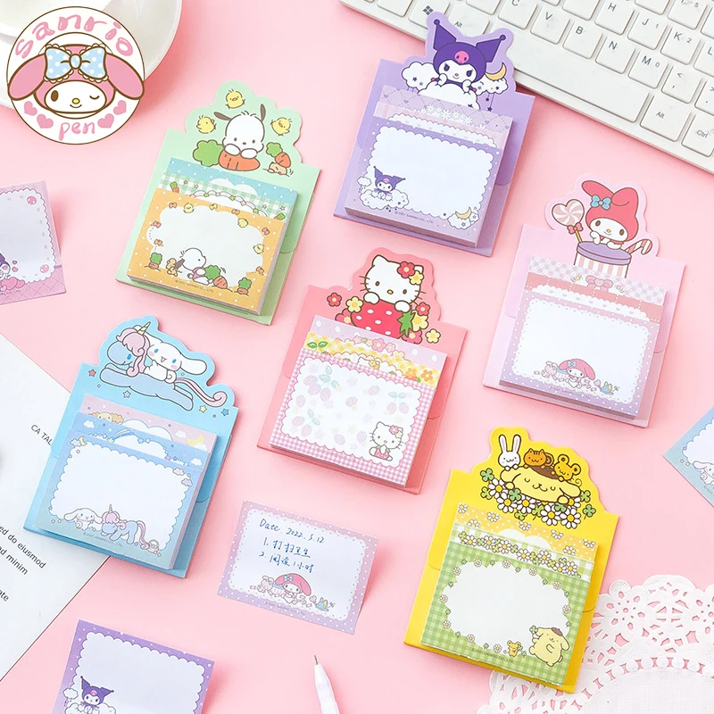 10-30pcs Cute Sanrio Hello Kitty Kuromi Memo Pads Leave A Message Pastable Note Paper School Supplies Stationery Wholesale
10-30pcs Cute Sanrio Hello Kitty Kuromi Memo Pads Leave A Message Pastable Note Paper School Supplies Stationery Wholesale