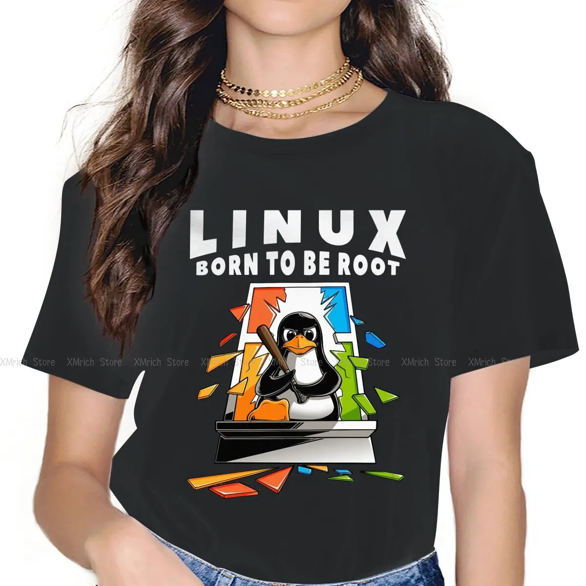 Window Crash Root Illustration Women Tshirts Linux Operating System Tux Penguin Gothic Vintage Female Clothing Cotton Graphic 
Window Crash Root Illustration Women Tshirts Linux Operating System Tux Penguin Gothic Vintage Female Clothing Cotton Graphic