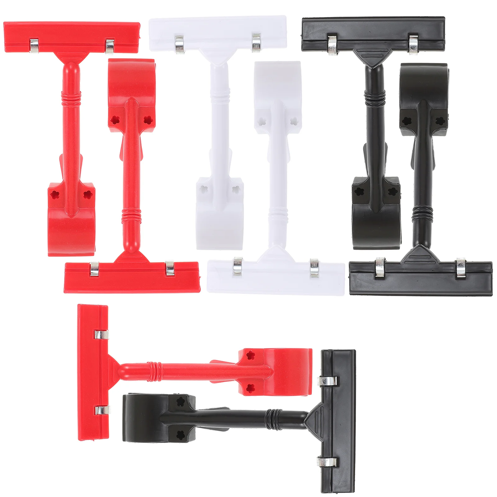 9pcs Plastic Merchandise Sign Clips Rotatable Clip-on Holder for Business Supermarket
9pcs Plastic Merchandise Sign Clips Rotatable Clip-on Holder for Business Supermarket