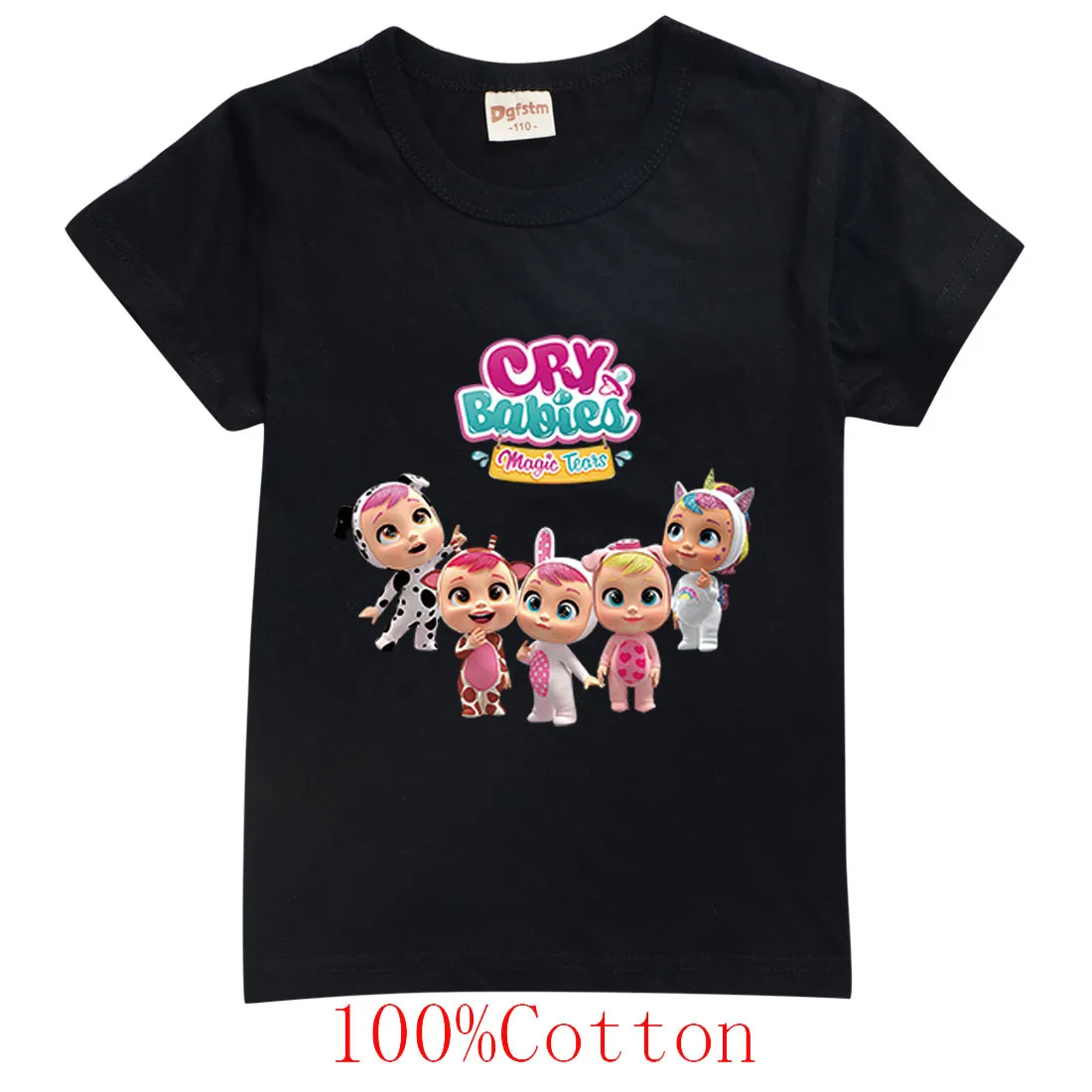 Cry babies Prints Children T-shirts Fashion Short Sleeve Tshirt Hot Sale Kids Casual Streetwear Clothes 2-15Y
Cry babies Prints Children T-shirts Fashion Short Sleeve Tshirt Hot Sale Kids Casual Streetwear Clothes 2-15Y