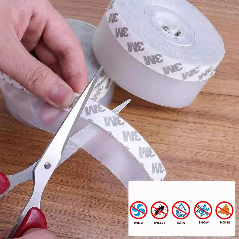 5M Door Bottom Seal Strip Weather Window Rubber Seal Weatherstrip Windproof Dust Self Adhesive Door Windshield Sealing Tape
5M Door Bottom Seal Strip Weather Window Rubber Seal Weatherstrip Windproof Dust Self Adhesive Door Windshield Sealing Tape
