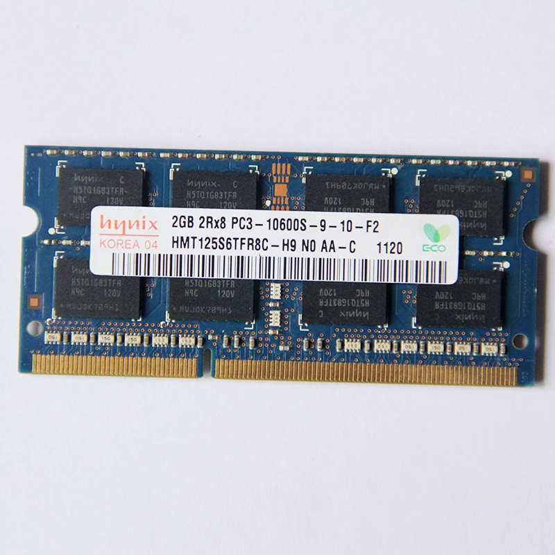 Hynix DDR3 RAMS 2GB 1RX8 PC3-10600S 1333MHz ddr3 ПАМЯТЬ для ноутбука 1 5 V - купить по выгодной цене |