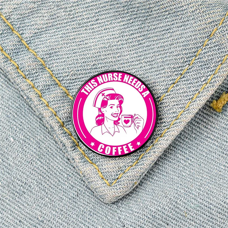 This Nurse Needs A Coffee Printed Pin Custom Funny Brooches Shirt Lapel Bag Badge Cartoon Jewelry Gift for Lover Girl Friends
This Nurse Needs A Coffee Printed Pin Custom Funny Brooches Shirt Lapel Bag Badge Cartoon Jewelry Gift for Lover Girl Friends