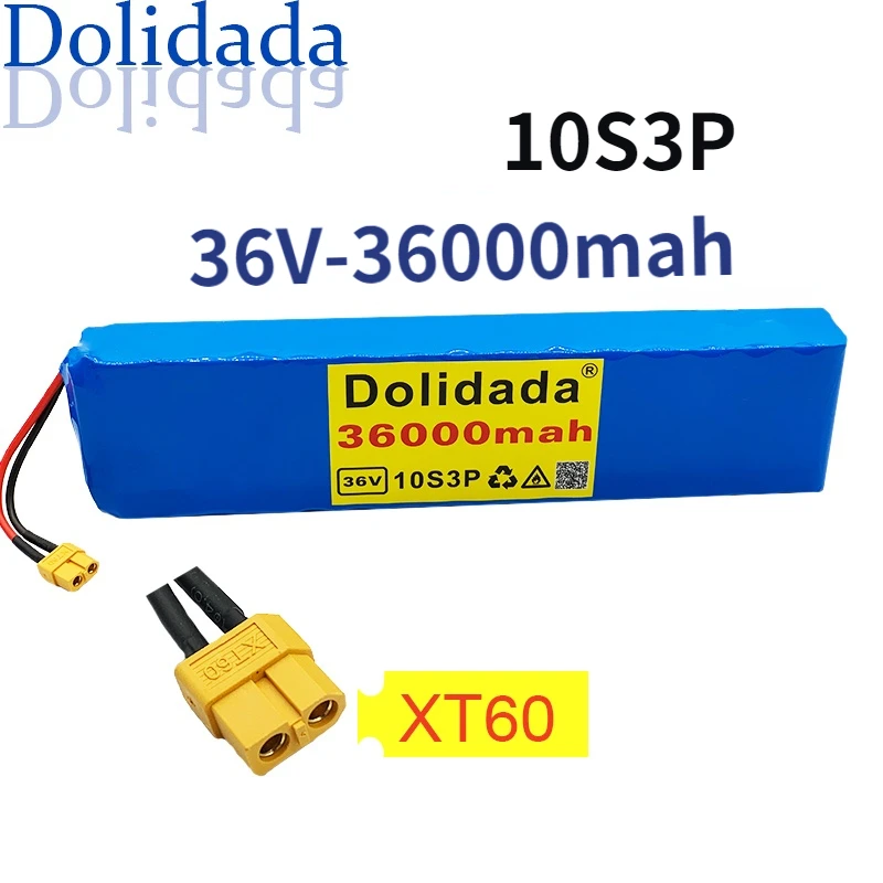 Новый литий-ионный аккумулятор 36 В 36000 мАч 600 Вт 10s3p 20A BMS Xiaomi M365 Pro eBike, велосипедный скутер XT60 или Tplug
Новый литий-ионный аккумулятор 36 В 36000 мАч 600 Вт 10s3p 20A BMS Xiaomi M365 Pro eBike, велосипедный скутер XT60 или Tplug