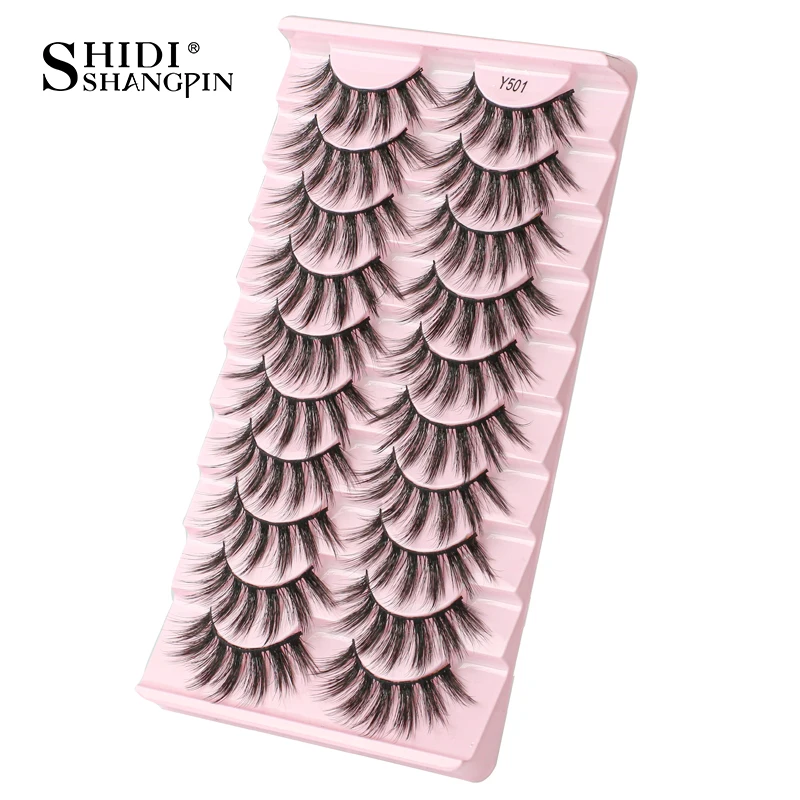SHIDISHANGPIN eyelashes 3/10 Pairs Dramatic Mink Lashe Fluffy Volume False Eyelash Dramatic Messy Faux Mink Fake Lashes Make up
SHIDISHANGPIN eyelashes 3/10 Pairs Dramatic Mink Lashe Fluffy Volume False Eyelash Dramatic Messy Faux Mink Fake Lashes Make up