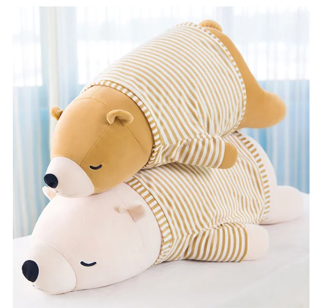 HOT new Lying down Bear plush toy North Bear doll lazy girl sleeping doll pillow long pillow home decoration
HOT new Lying down Bear plush toy North Bear doll lazy girl sleeping doll pillow long pillow home decoration