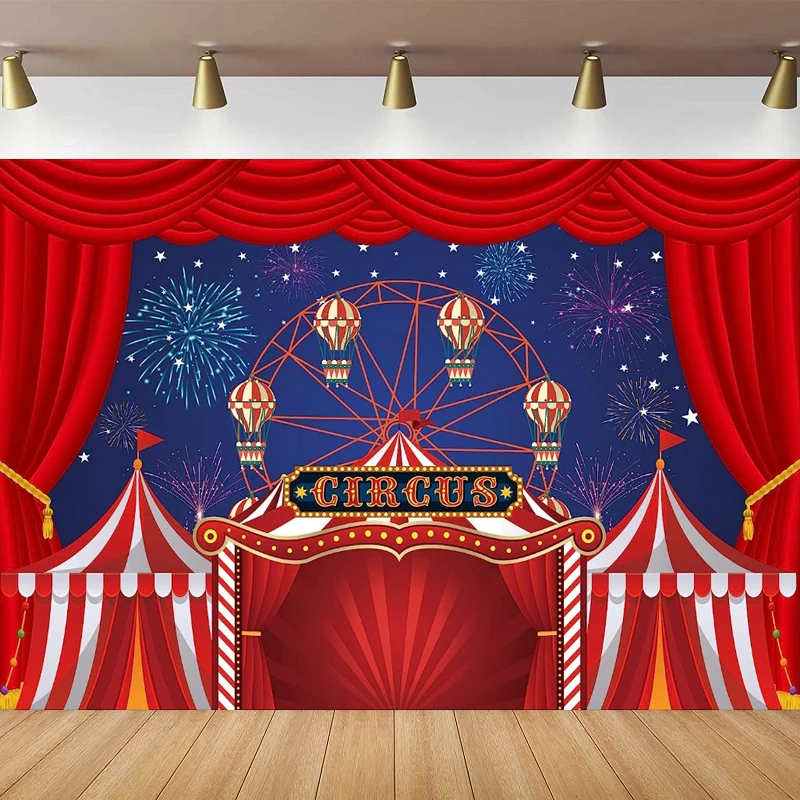 Red Circus Tent Photography Backdrop For Birthday Carnival Night Theme Party Decoration Baby Shower Background Cake Table Poster
Red Circus Tent Photography Backdrop For Birthday Carnival Night Theme Party Decoration Baby Shower Background Cake Table Poster