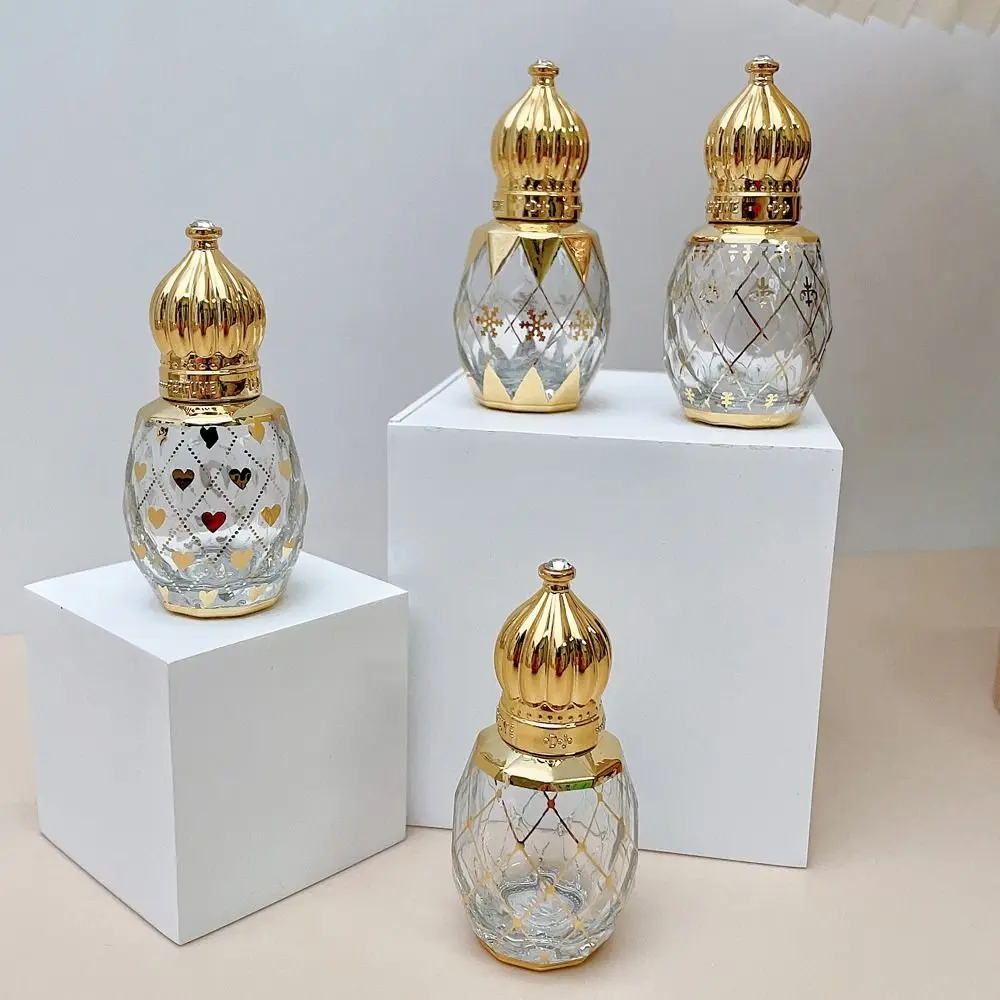 10ml Delicate Perfume Rolling Bottle Arabian Mini Essential Oil Container Portable Glass Refillable Perfume Bottle
10ml Delicate Perfume Rolling Bottle Arabian Mini Essential Oil Container Portable Glass Refillable Perfume Bottle