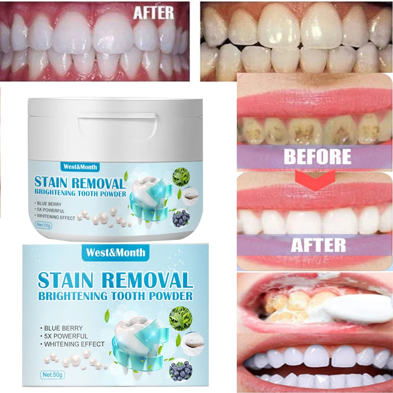Teeth Whitening Toothpaste Powder Removes Plaque Stains Bleaching Cleaning Dentifrice Oral Hygiene Product Clareador Dental 50g
Teeth Whitening Toothpaste Powder Removes Plaque Stains Bleaching Cleaning Dentifrice Oral Hygiene Product Clareador Dental 50g