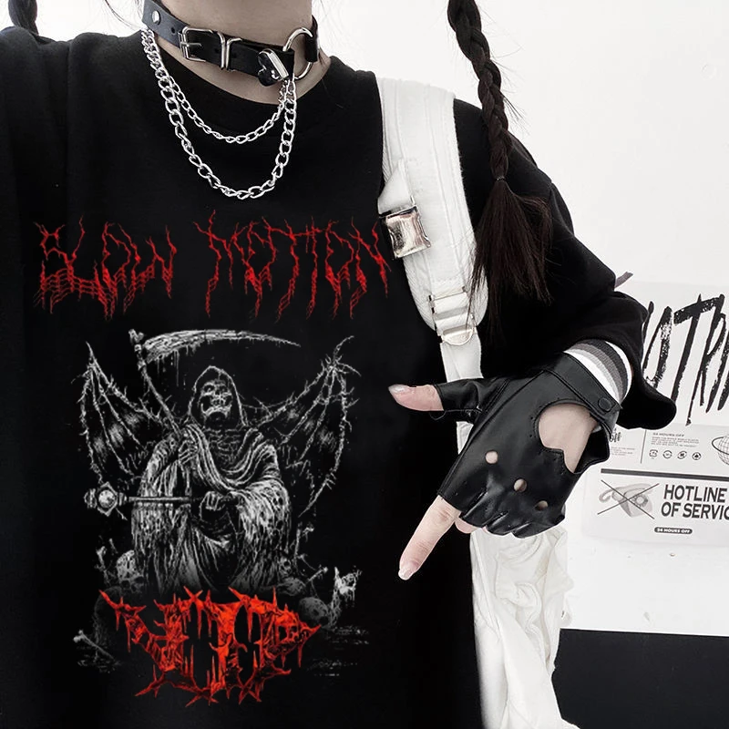 Women's T-shirt Cute Anime Girl Shirt Japanese kawaii T-shirt Vintage Harajuku Streetwear Loose Tops Punk Gothic Summer Tees
Women's T-shirt Cute Anime Girl Shirt Japanese kawaii T-shirt Vintage Harajuku Streetwear Loose Tops Punk Gothic Summer Tees