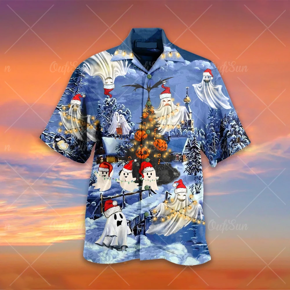 Christmas men's casual short-sleeved shirt Santa Claus deer print top shirt men's dress Hawaiian camisas hombre 2XL
Christmas men's casual short-sleeved shirt Santa Claus deer print top shirt men's dress Hawaiian camisas hombre 2XL